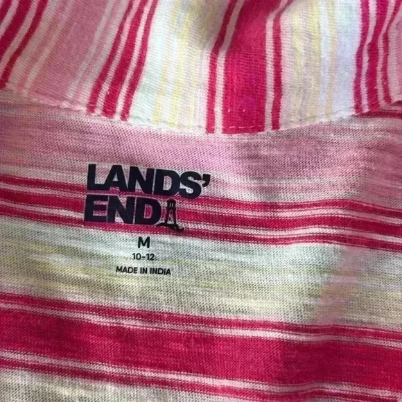 Lands End Cotton polo midi Dress Size Medium - Picture 5 of 5